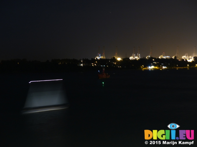 FZ019521 Sailboat at night